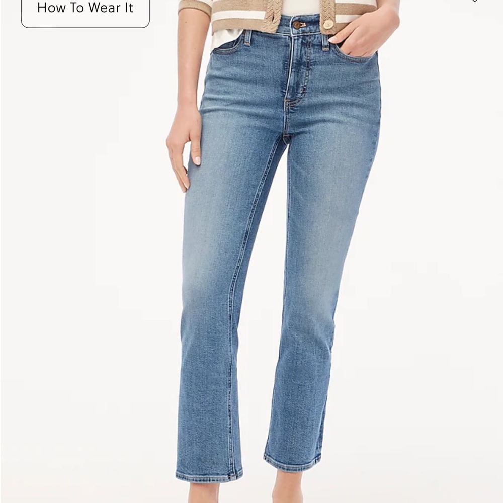 JCrew Factory Flare Crop Jean
